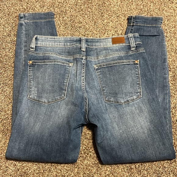 Judy Blue Skinny Fit distressed jeans Leopard - Picture 4 of 6